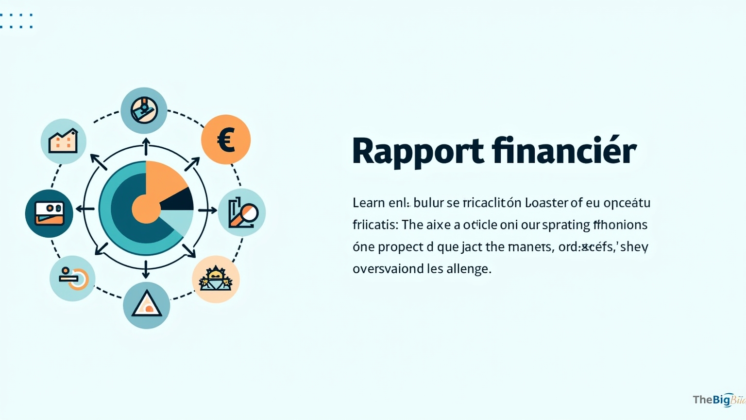 Exemple visuel d'un rapport financier