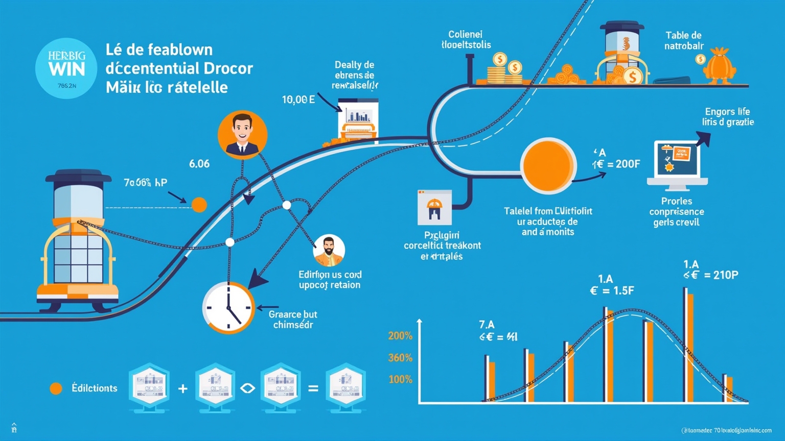 Graphique illustrant le seuil de rentabilité