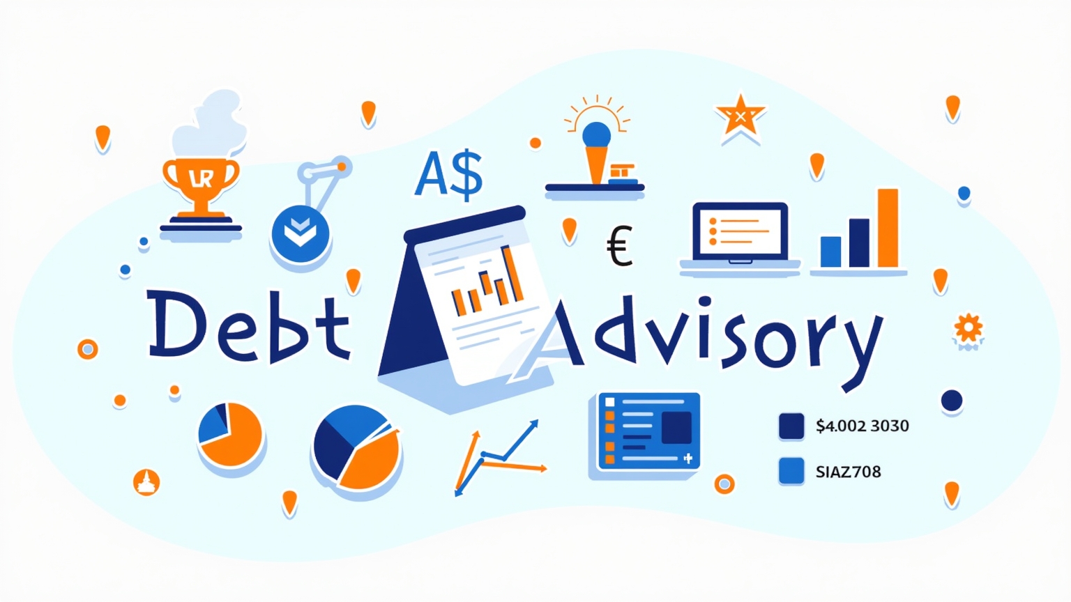 Schéma explicatif du rôle du Debt Advisory dans la finance d'entreprise