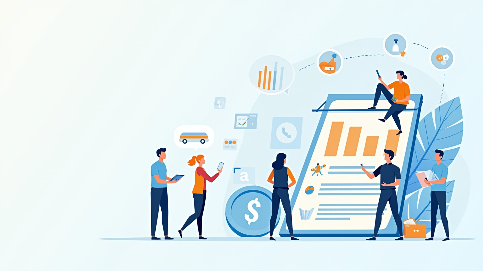Illustration Podcasts Finance